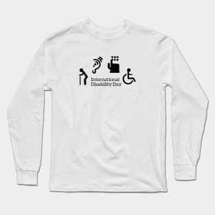 Internasional disability day Long Sleeve T-Shirt